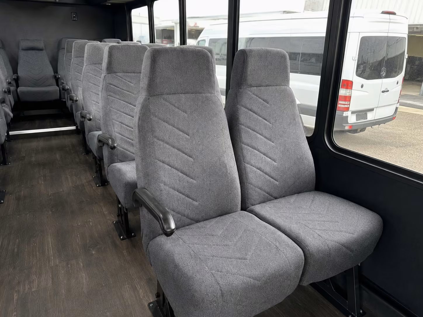 18 passenger minibus interior