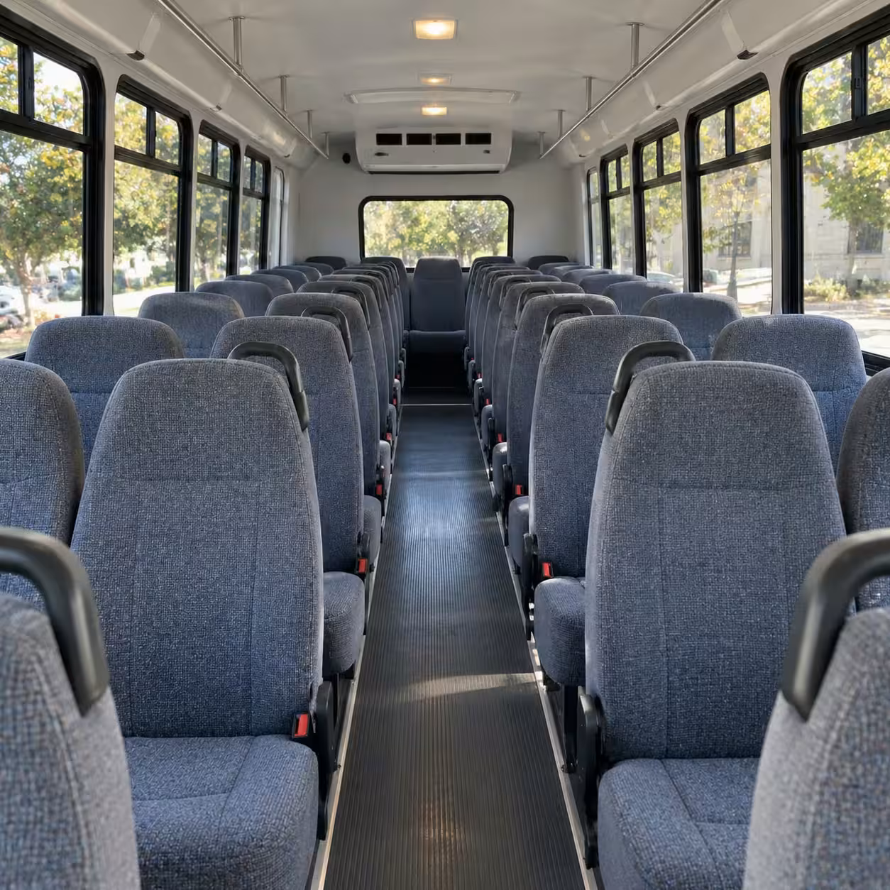 30 passenger minibus inside