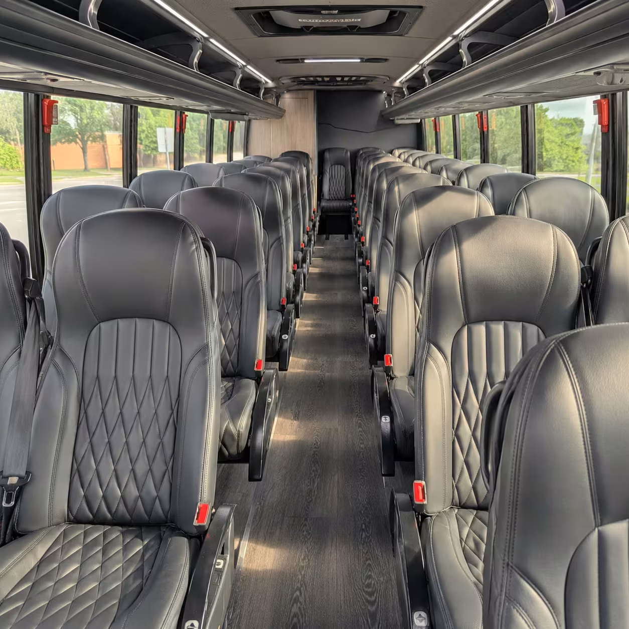 35 passenger minibus interior