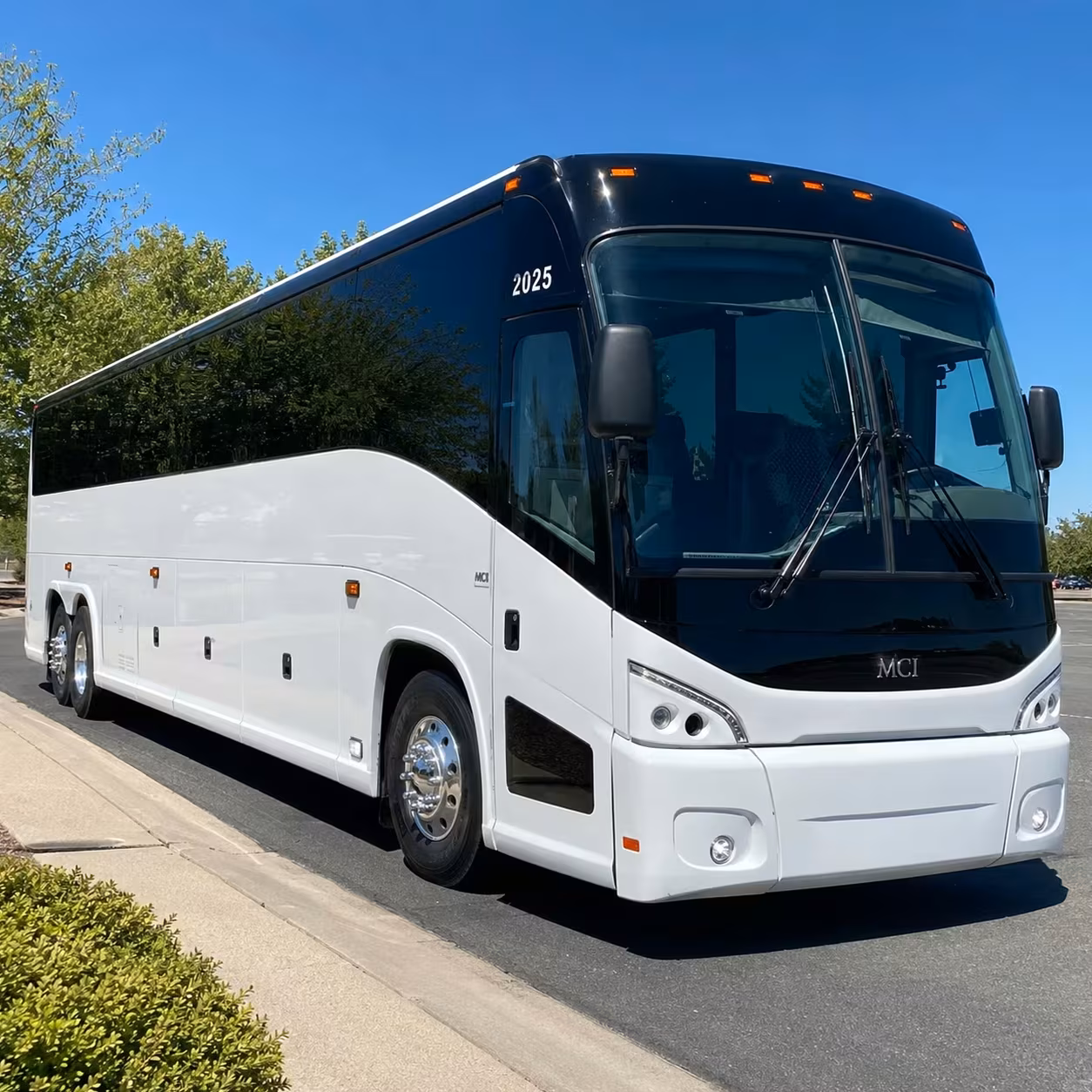 how to rent a long distance charter bus in sandy springs