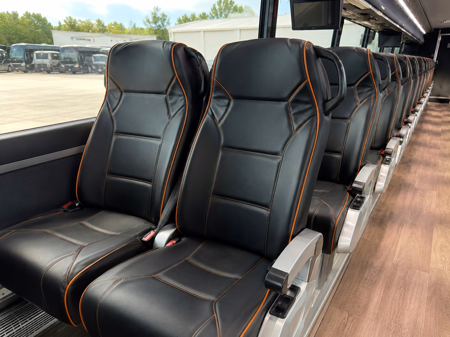 sandy springs party bus rentals for braves hawks and falcons fans