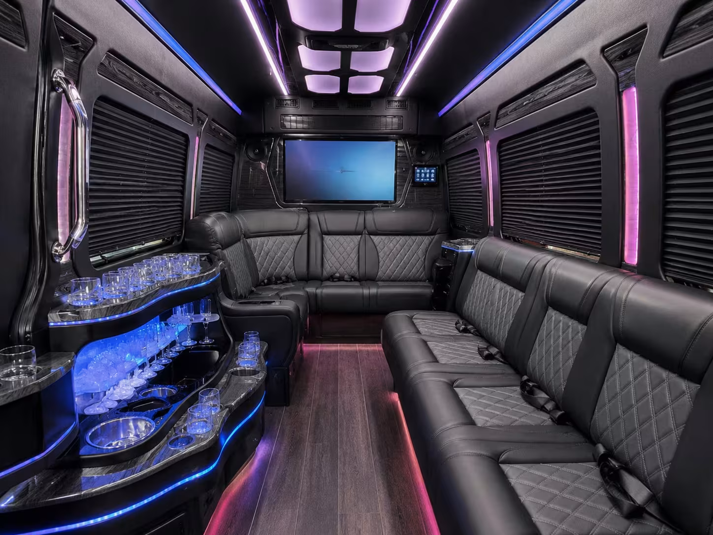 sandy springs rehearsal dinner and wedding weekend bus rentals