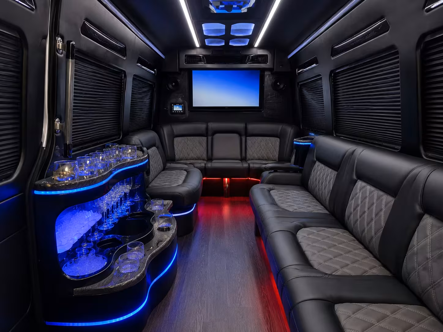 sprinter limousine inside