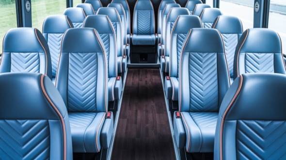 sandy springs 15 passenger minibus interior