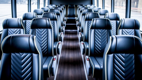 sandy springs 18 passenger minibus inside