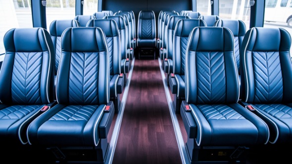sandy springs 20 passenger minibus inside