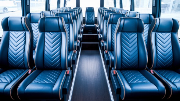 sandy springs 25 passenger minibus inside