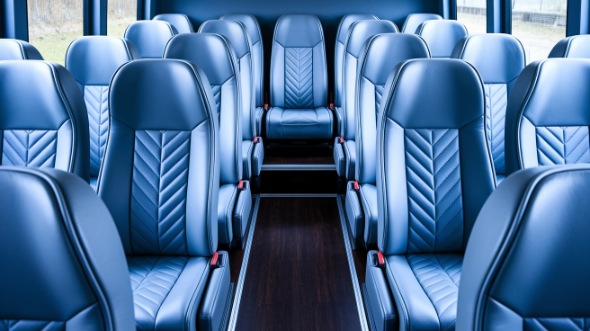 sandy springs 25 passenger minibus interior