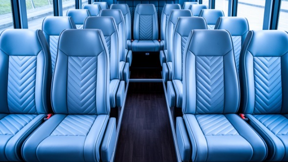 sandy springs 30 passenger minibus inside