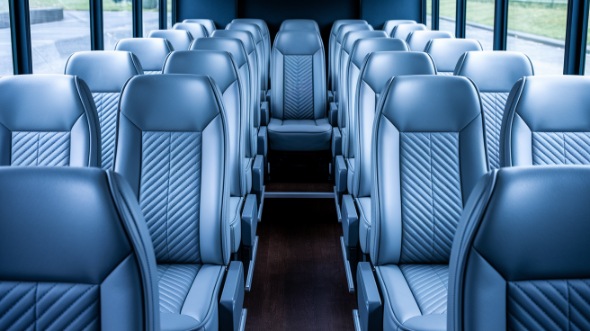 sandy springs 35 passenger minibus inside