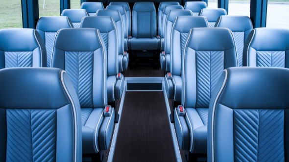 sandy springs 35 passenger minibus interior