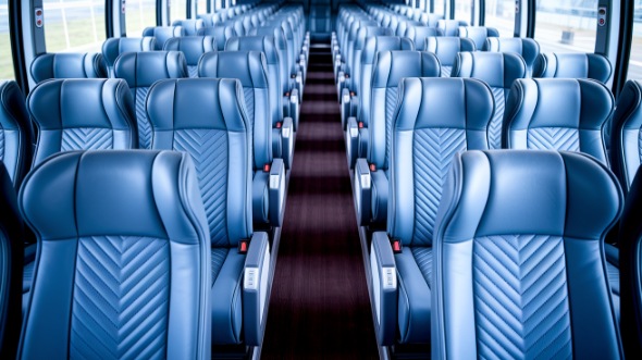 sandy springs 50 passenger charter bus interior