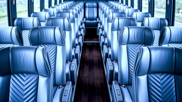 sandy springs 54 passenger charter bus interior