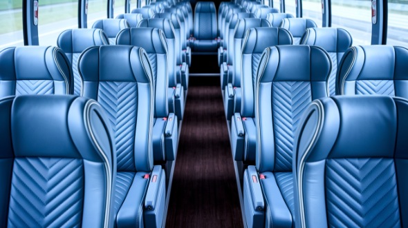 sandy springs 55 passenger charter bus interior
